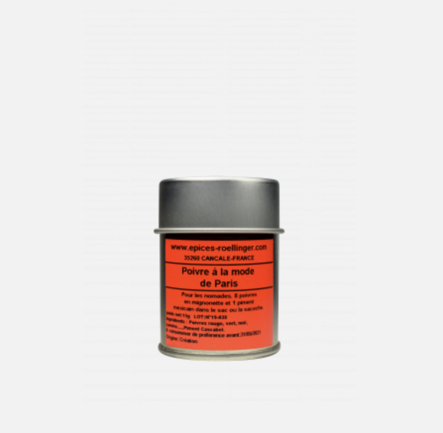 Poivre à la mode de Paris - ROELLINGER - 15g