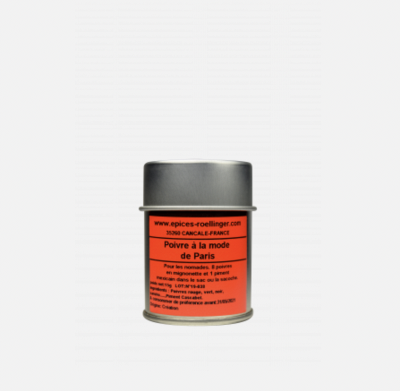 Poivre à la mode de Paris - ROELLINGER - 15g