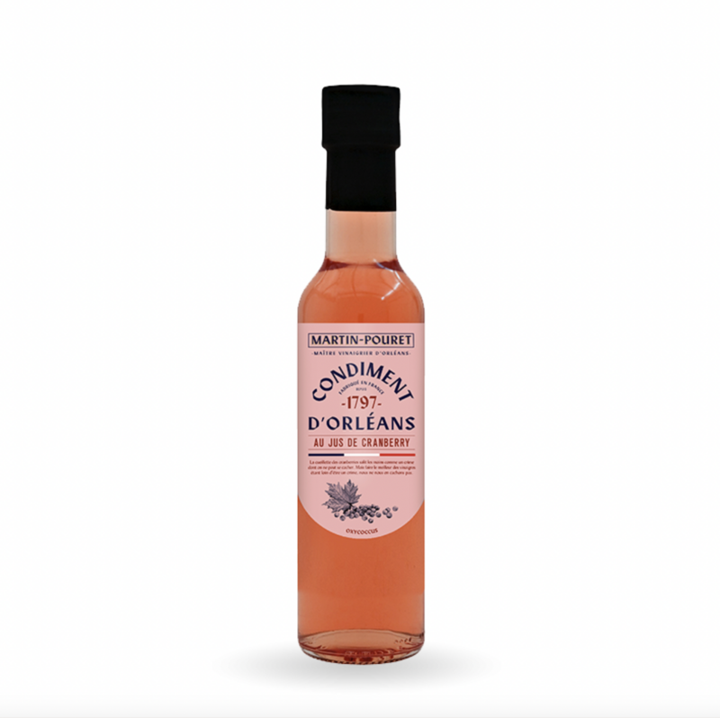 Vinaigre d'Orléans au Jus de Cranberry - MARTIN POURET - 25cl