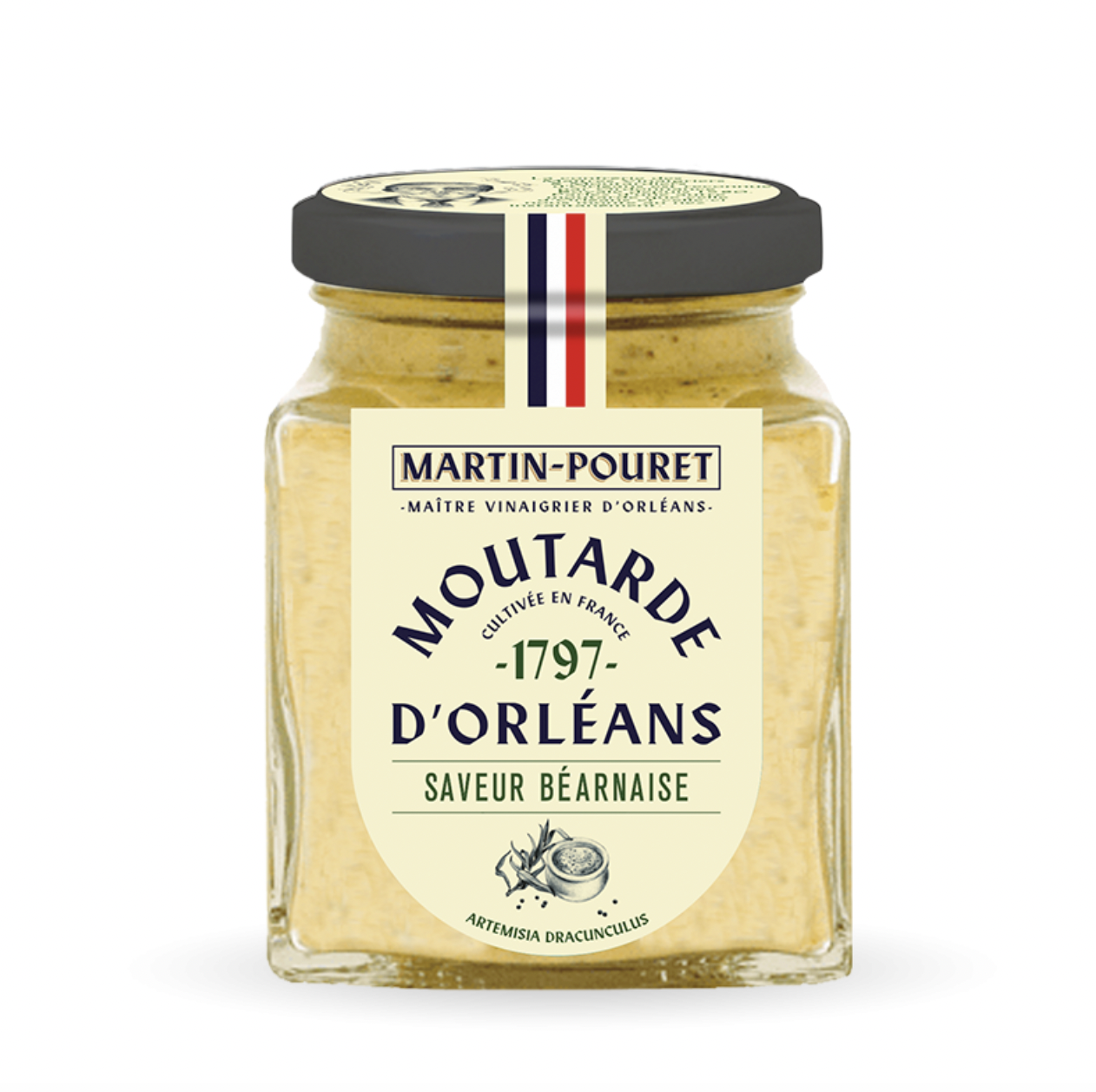 Moutarde d'Orléans saveur Béarnaise - MARTIN POURET - 200g