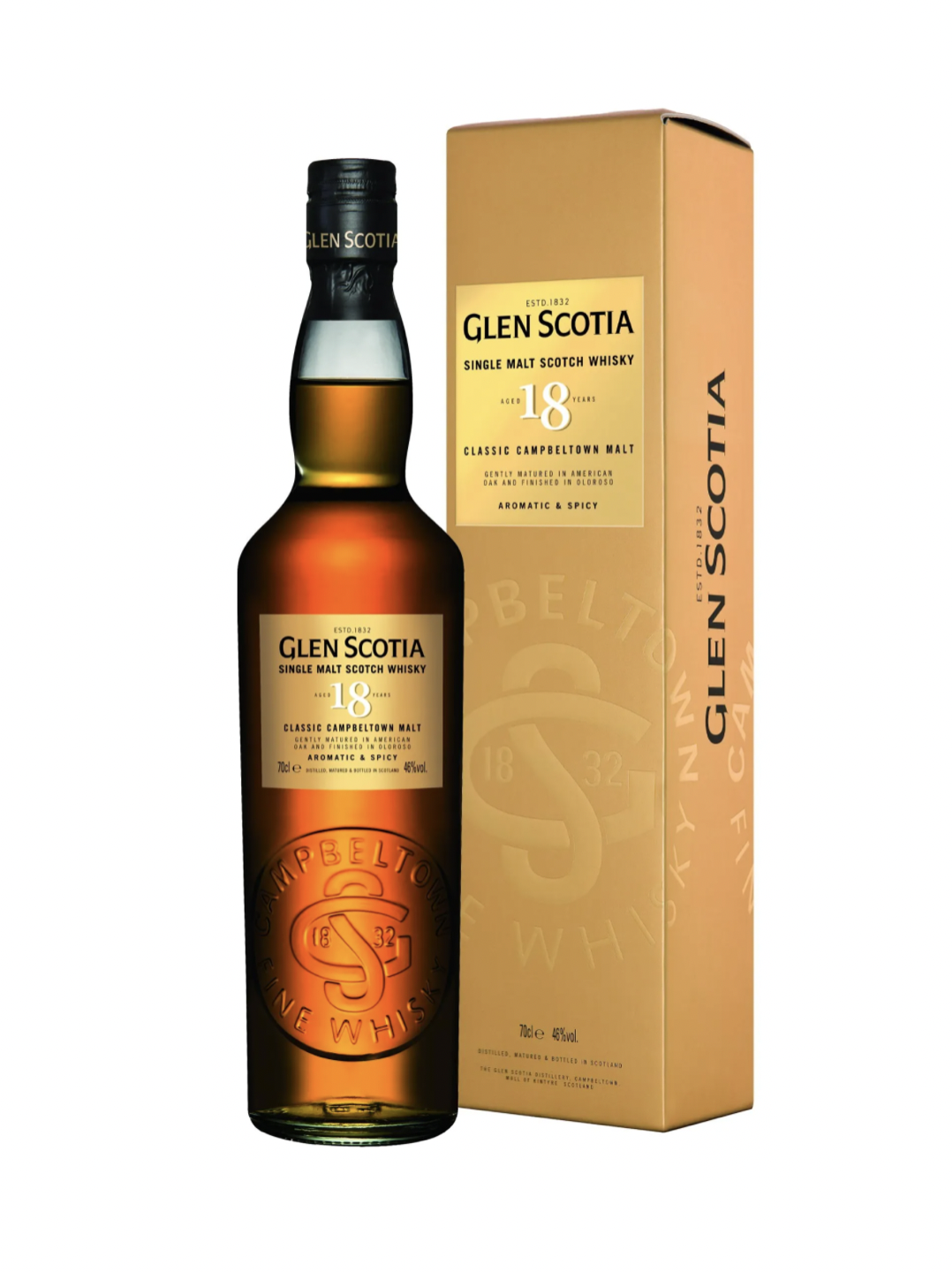 Glen Scotia 18 ans - 46° - 70cl