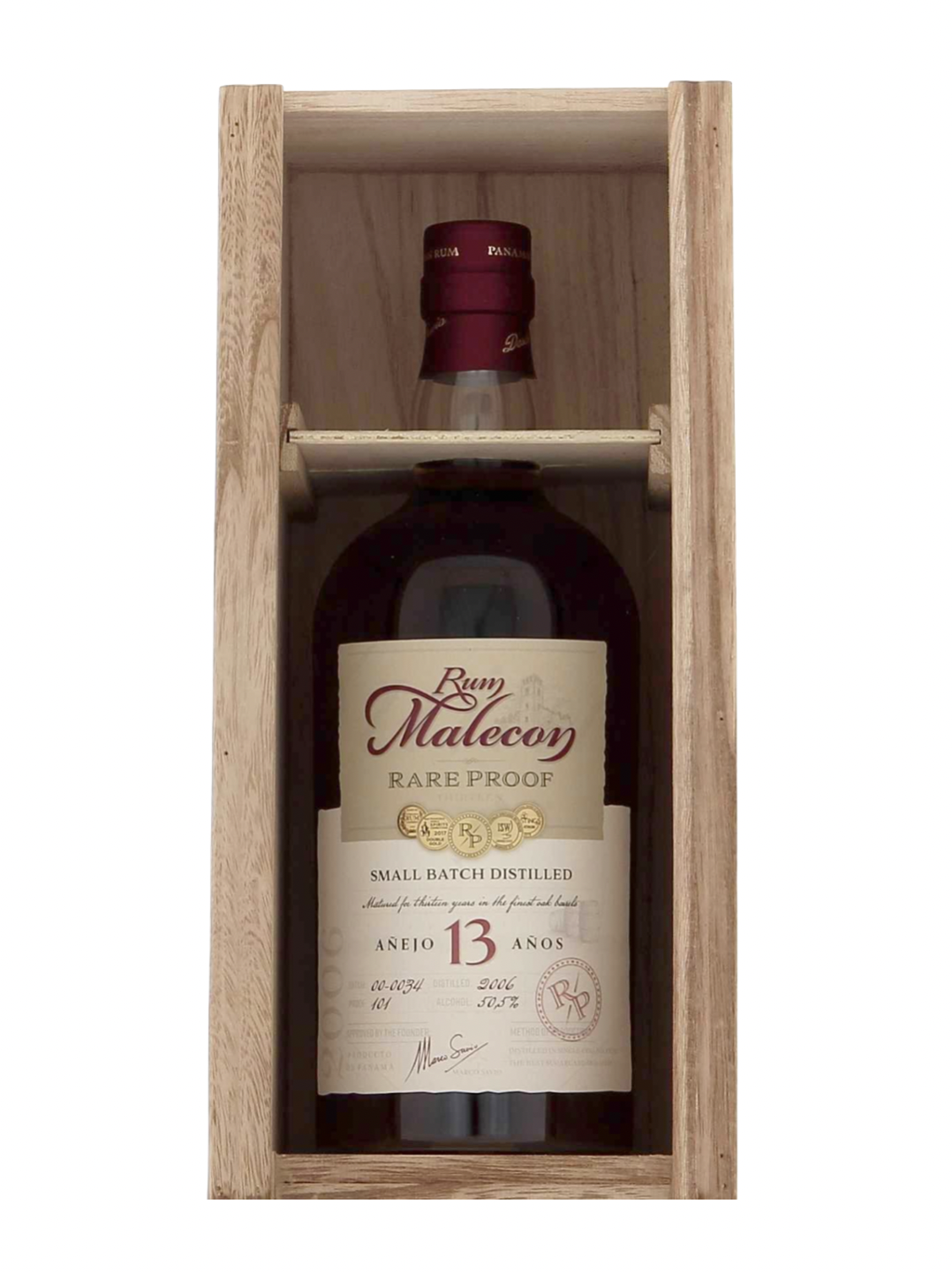 Malecon Rare Proof 13 ans - 50,5° - 70cl