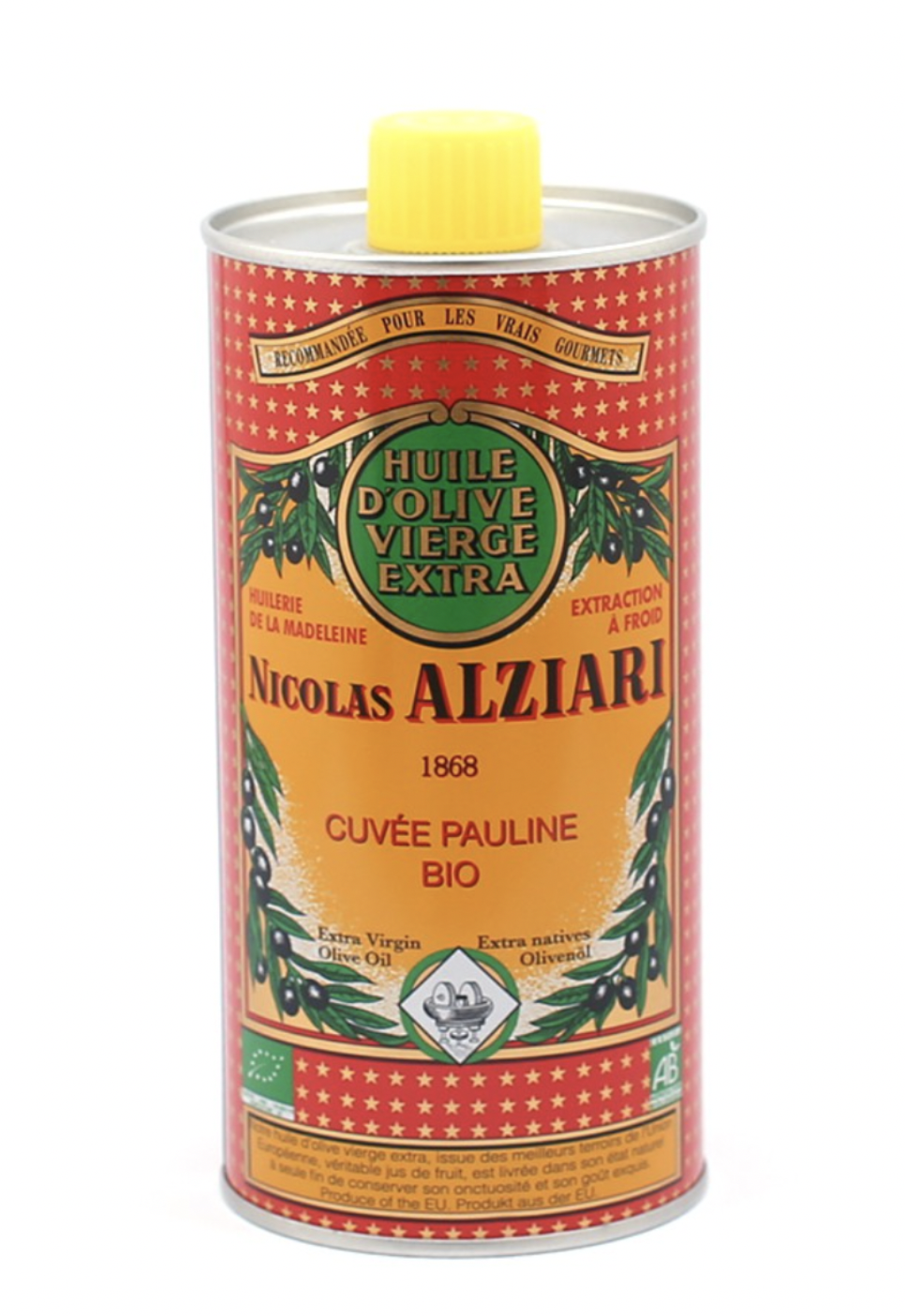Huile d'olive - ALZIARI - Cuvé Pauline BIO - 1l