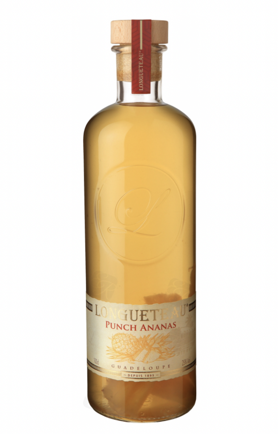 Rhum Punch Ananas - LONGUETEAU - 100cl - 25°c