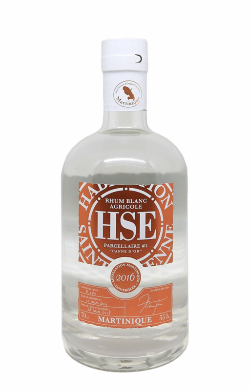 Rhum Blanc - Parcellaire - Canne d'Or - HSE - 2016 - 70cl - 55°c