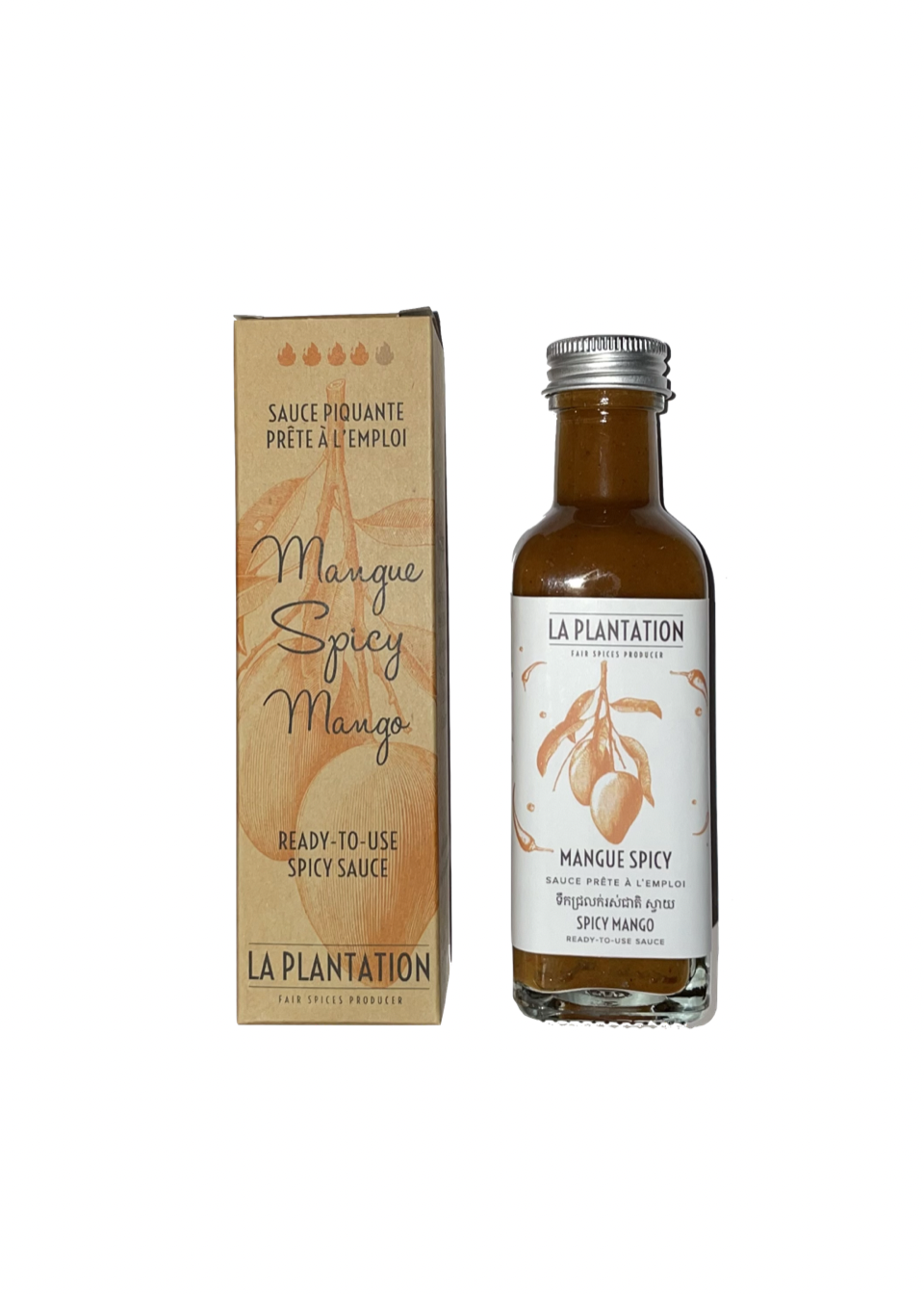 Sauce Piquante Mangue Spicy - LA PLANTATION - 10cl