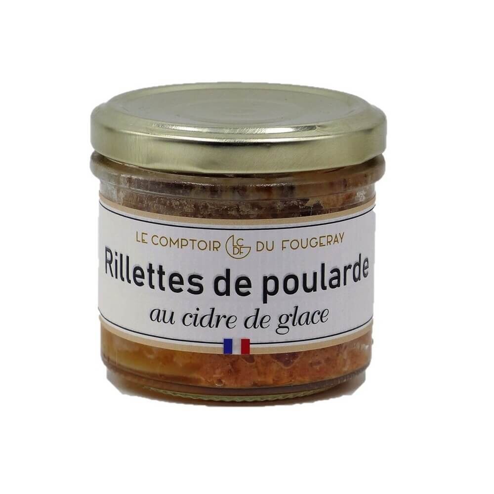 Rillettes de poularde au cidre de glace LE COMPTOIR DU FOUGERAY -100g