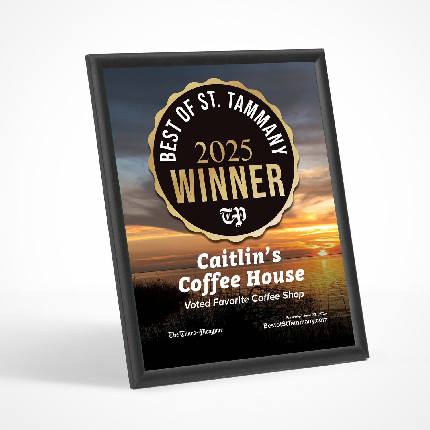 Winner&#39;s Modern Plaque