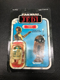R2-D2 Vintage Carded with Sensorscope - Star Wars Return of the Jedi 1983