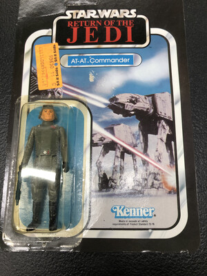 AT-AT Commander Vintage Carded - Star Wars Return of the Jedi 1983