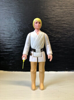 Luke Skywalker - 1977 Star Wars - Yellow Telescoping Lightsaber