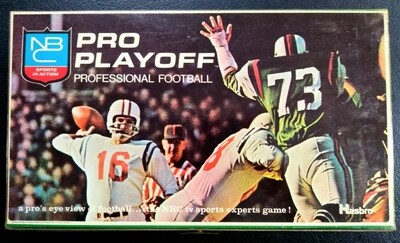 1969 Vintage NBC Pro Playoff Professional Football Game (Incomplete/Great condition)