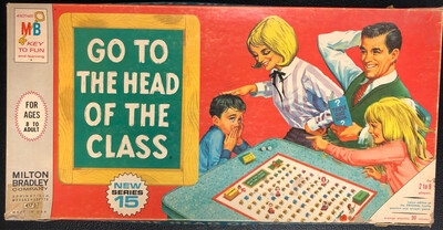 GO TO THE HEAD OF THE CLASS - Vintage 1967 Milton Bradley series15