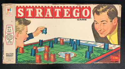 Vintage Stratego Board Game 1970 Milton Bradley 4916  (Pre-Owned)