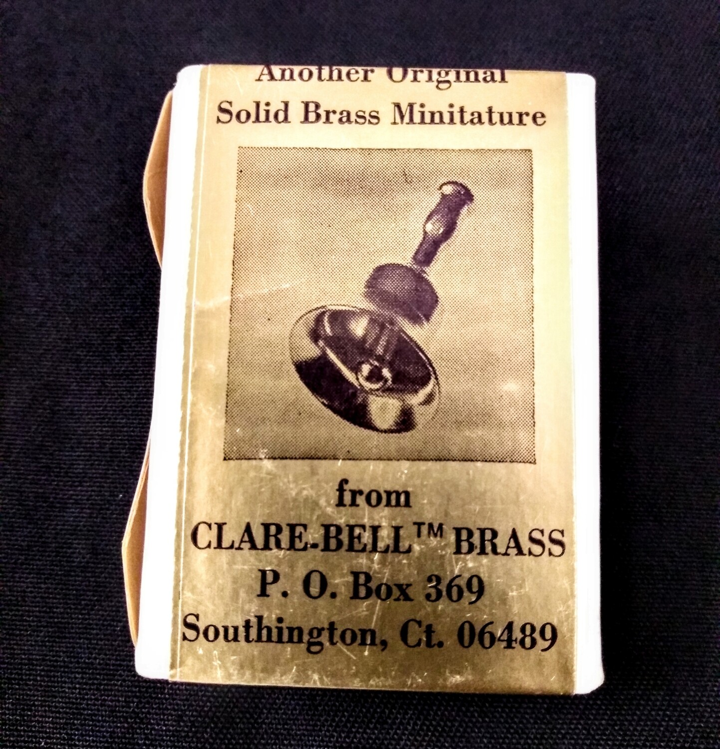 Clare Bell Brass School Bell (In Box)