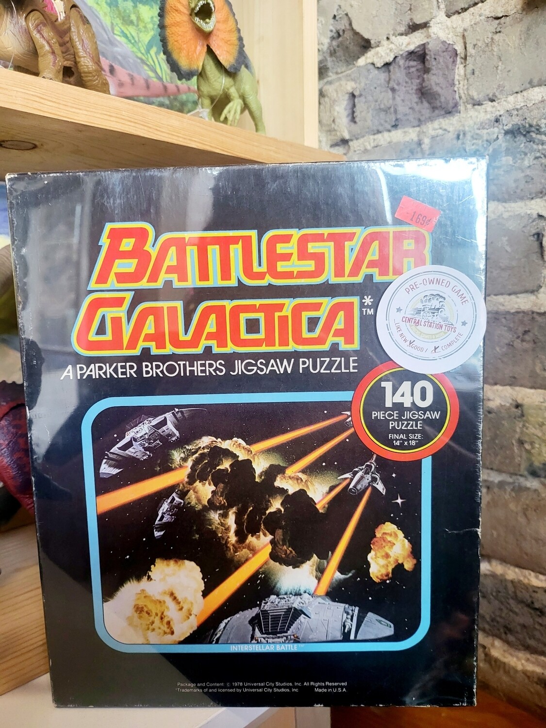 Battlestar Galactica 140 Piece Puzzle Parker Brothers (1978) Pre-Owned