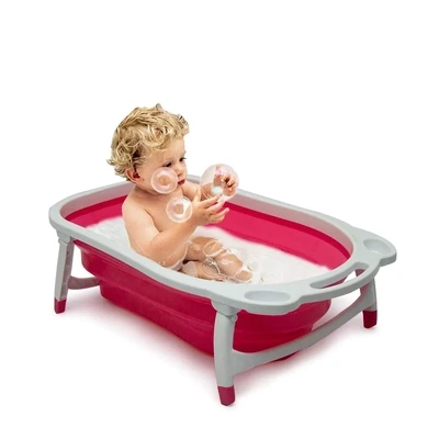 Baby Folding Bath - Pink