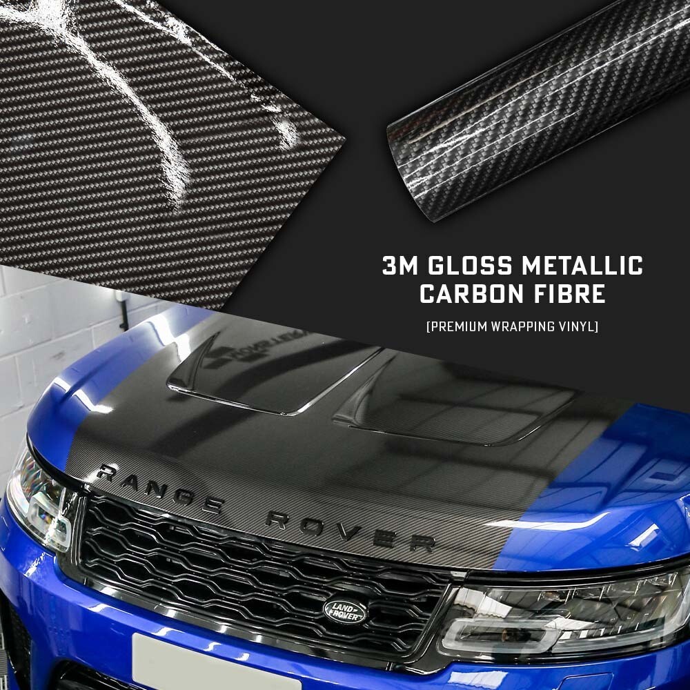 3M Gloss Metallic Carbon Fibre (1500mm wide)