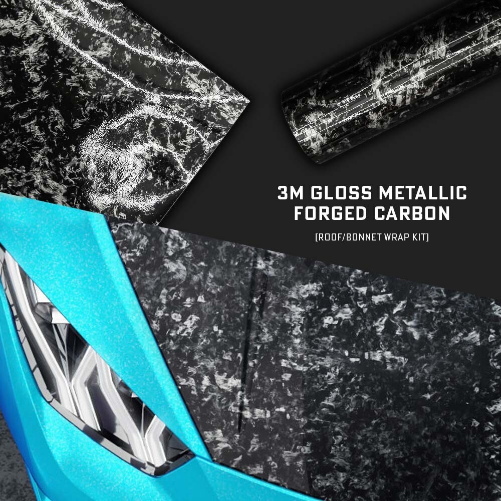 3M Gloss Metallic Forged Carbon (Roof/Bonnet Wrap Kit)