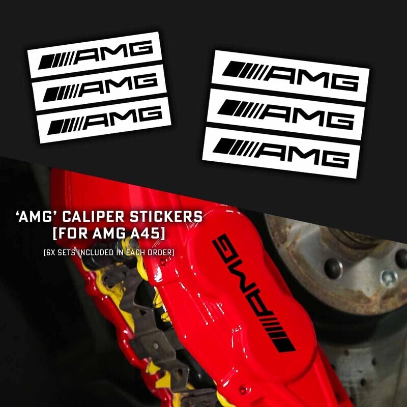 'AMG' Caliper Stickers for AMG A45
