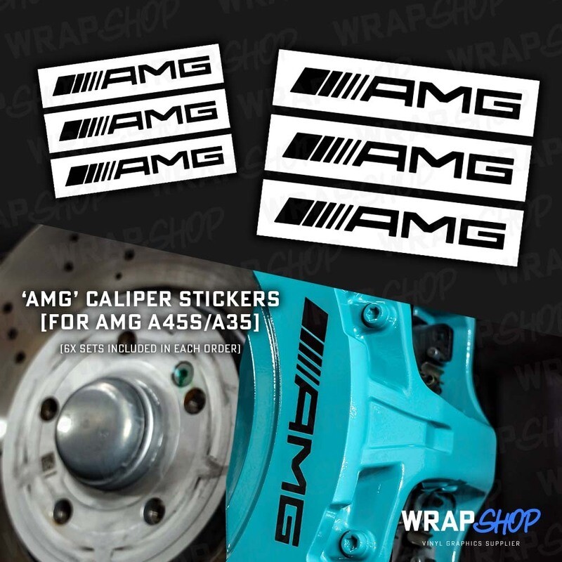 'AMG' Caliper Stickers for AMG A45s/A35