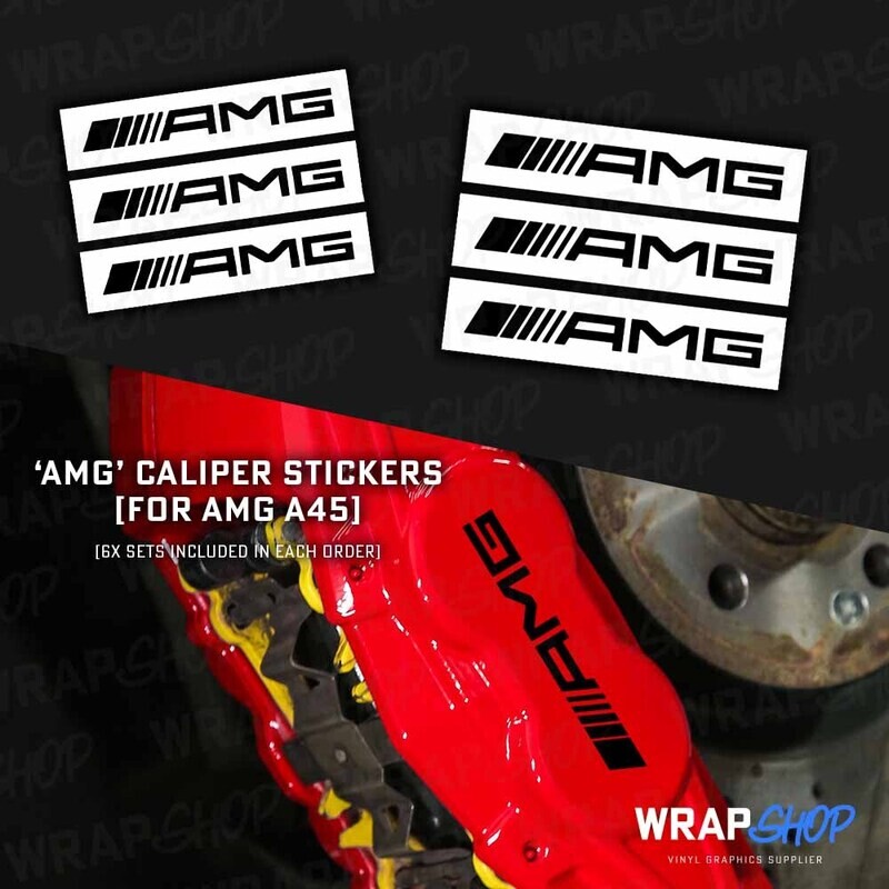 'AMG' Caliper Stickers for AMG A45