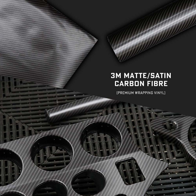 3M Matte/Satin Carbon Fibre (1500mm wide)