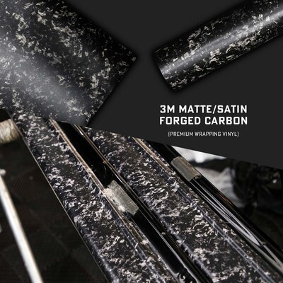 3M Matte/Satin Forged Carbon (1500mm wide)