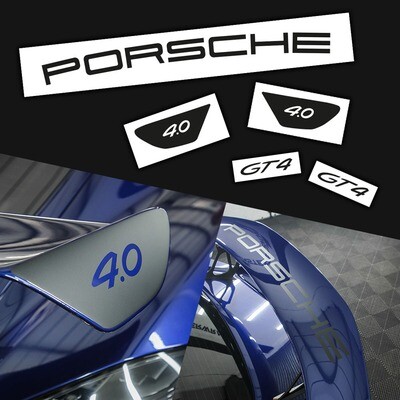 PREMIUM Porsche 718 Cayman GT4 Graphics Pack
