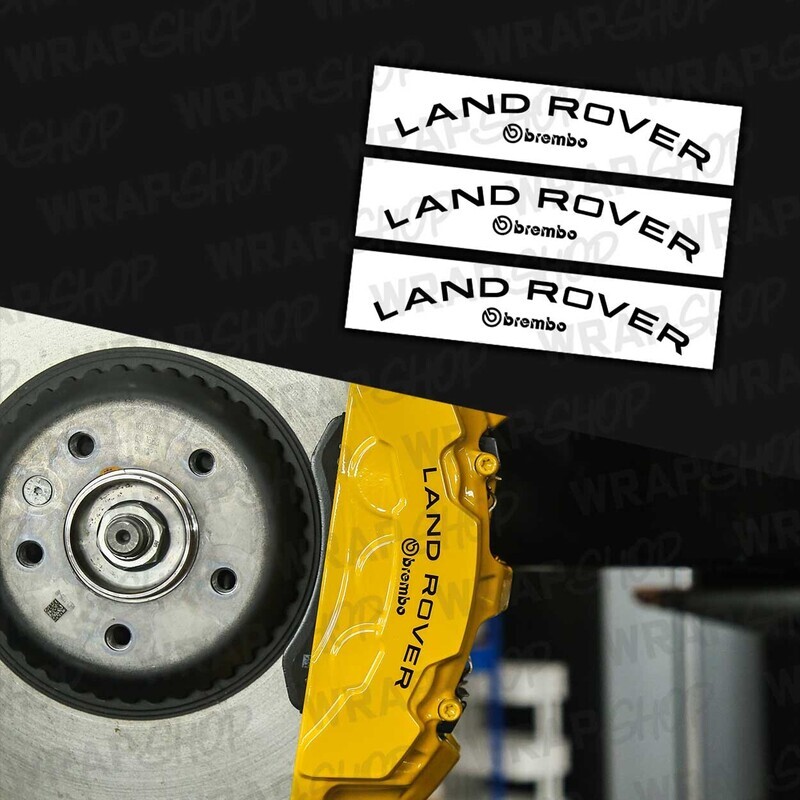 'LAND ROVER / BREMBO' Caliper Stickers for Range Rover Sport L460