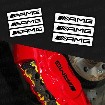 &#39;AMG&#39; Caliper Stickers for AMG A45