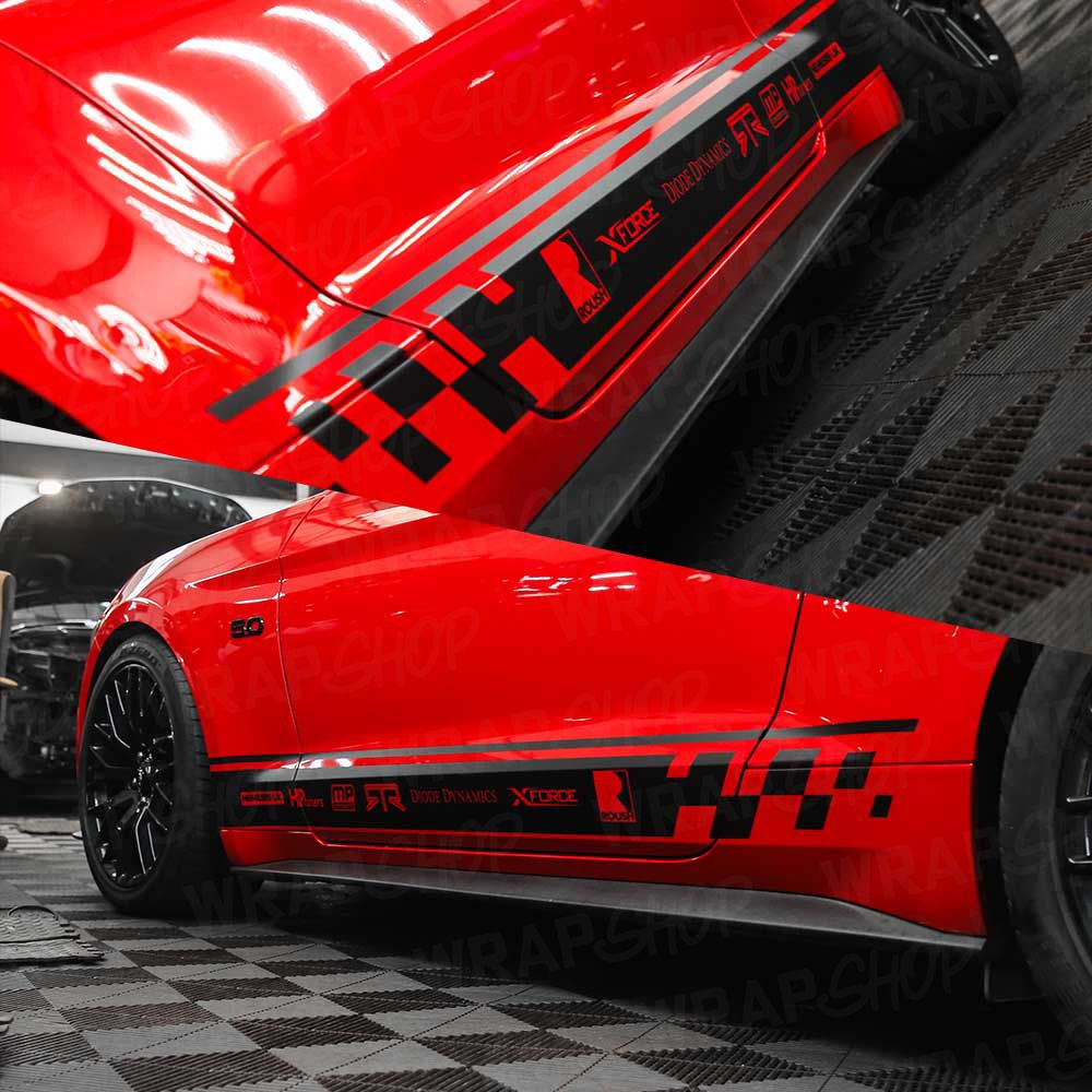 PREMIUM Ford Mustang Side Stripe Kit