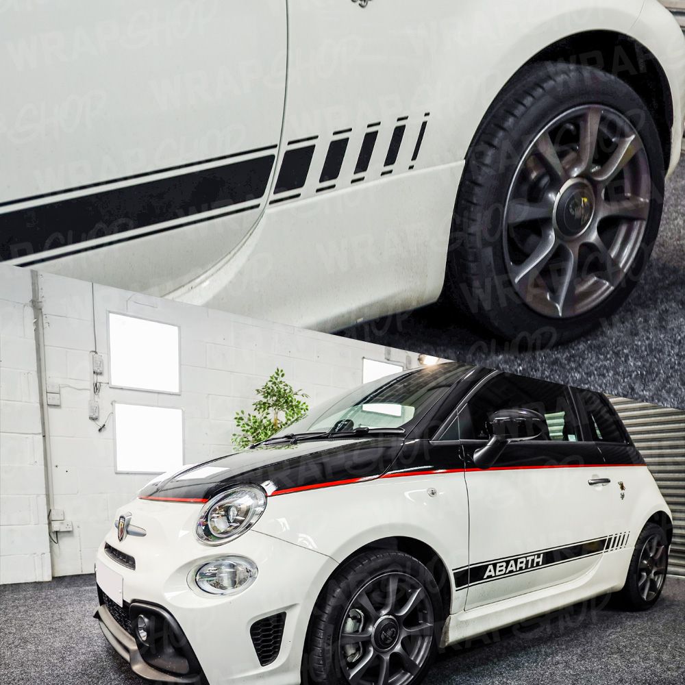 PREMIUM Abarth 595 Side Stripe Kit