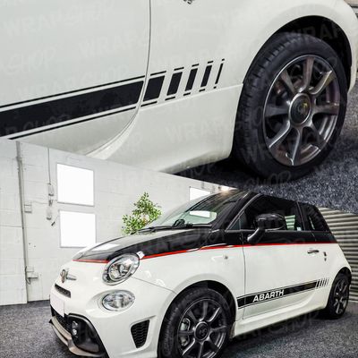 PREMIUM Abarth 595 Side Stripe Kit