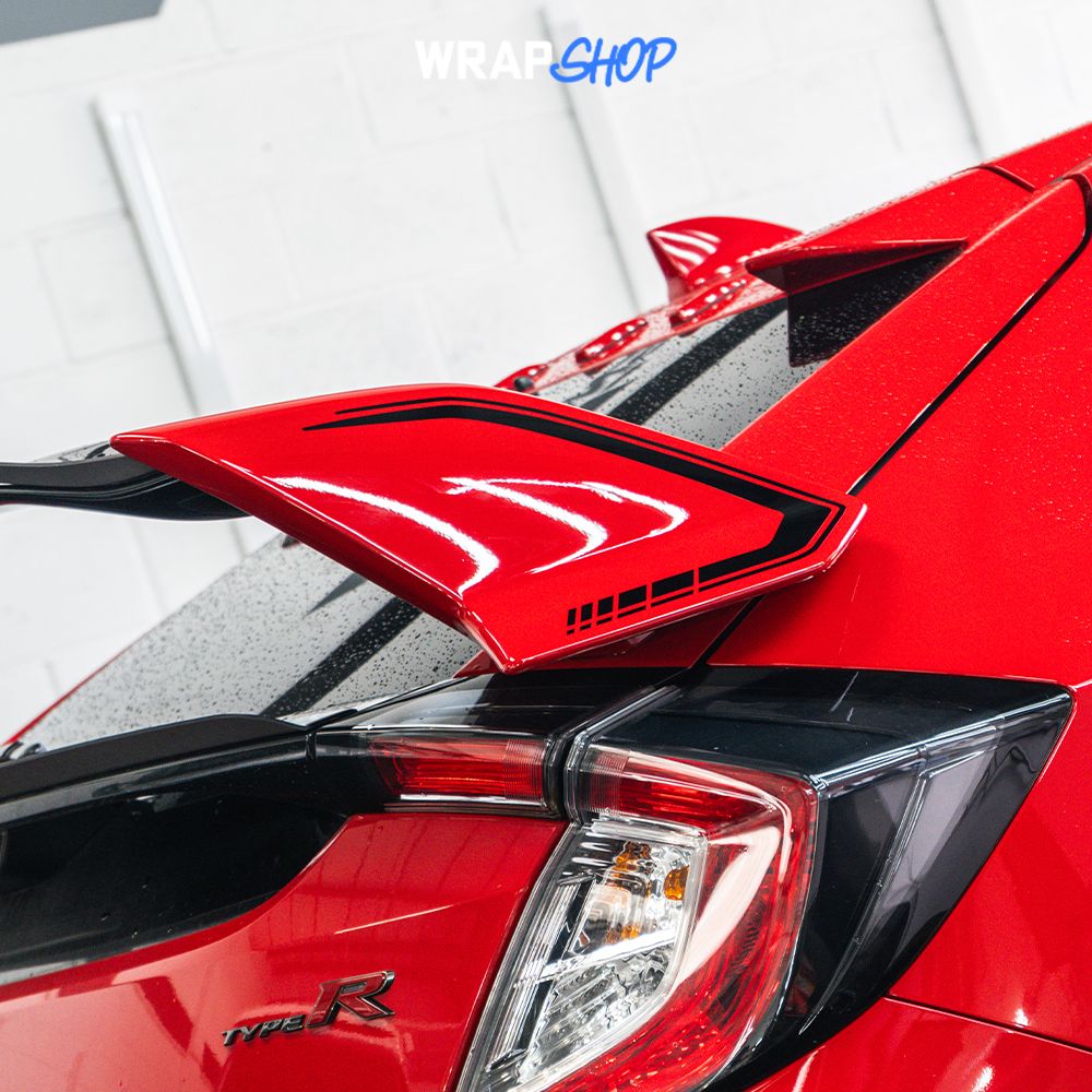 PREMIUM Honda Civic Type R FK8 Spoiler Decal Kit