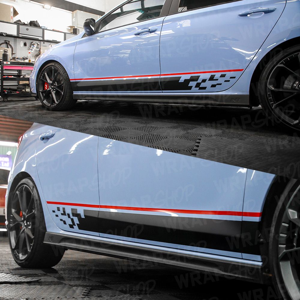 PREMIUM Hyundai i30N Side Stripe Kit