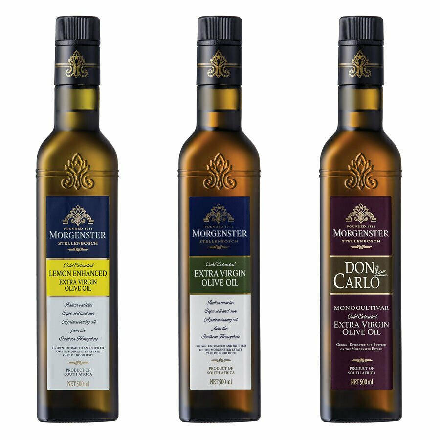 MORGENSTER OLIVE OIL PROEFPAKKET (3 Flessen) MORGENSTER OLIVE OIL PROEFPAKKET (3 Flessen)
