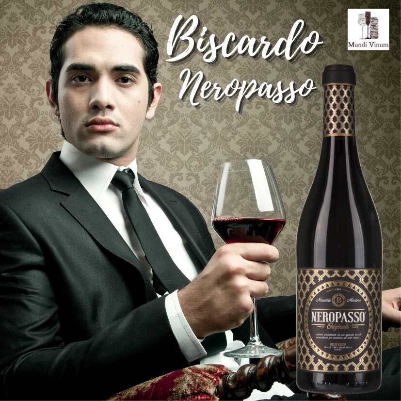 BISCARDO NEROPASSO ROSSO Biscardo Neropasso van Cantina Mabis – karaktervolle Italiaanse rode wijn met tonen van rijp rood fruit, kruiden en chocolade