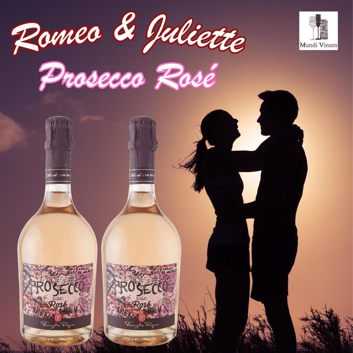 pasqua romeo & juliette prosecco rosé italiaanse bubbels