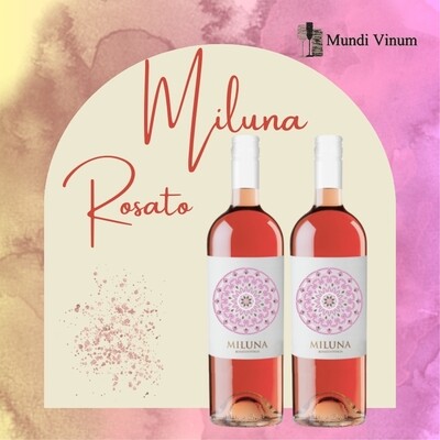 san marzano rosato miluna , italiaanse rosé wijn van de primitivo druif uit puglia
