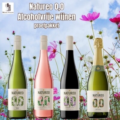 Natureo 0,0 Alcoholvrije wijnen - Proefpakket