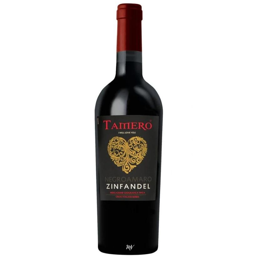 tamero negroamaro zinfandel primitivo wijn uit Puglia, Italiaanse rode wijn