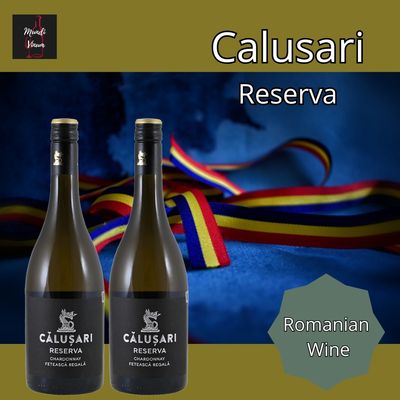 Calusari reserva roemeense wijn, romanian wine chardonnay