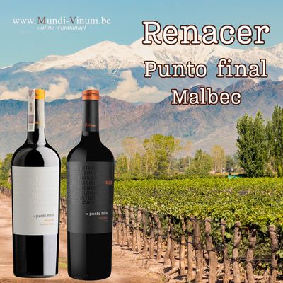 Renacer punto final mendoza , malbec rode wijn
