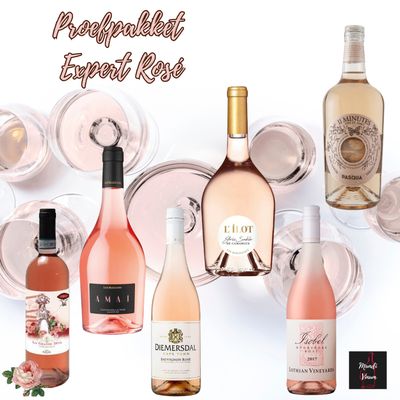 Proefpakket roséwijnen uit de Provence, Zuid-Afrika, Italië – frisse, elegante smaken voor zonnige zomerdagen op het terras
