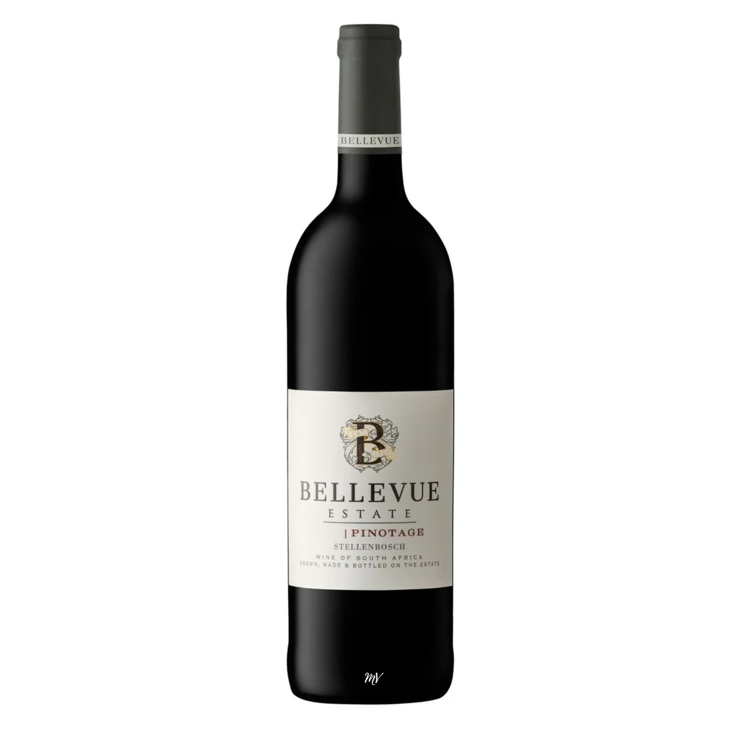 Bellevue Estate Pinotage – fruitige rode wijn uit Stellenbosch, Zuid-Afrika, gemaakt van Pinotage-druiven, heerlijk bij pizza