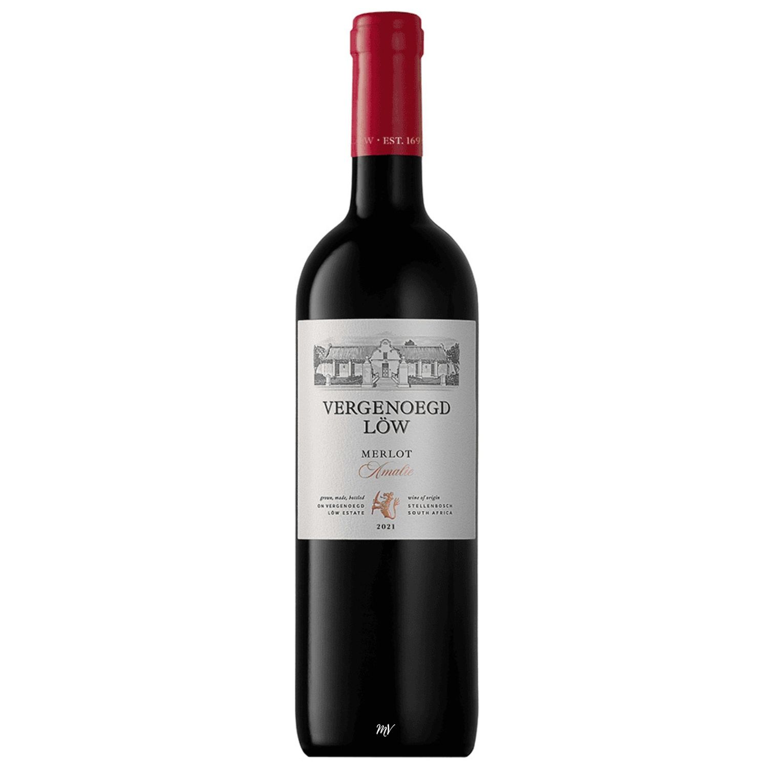 Vergenoegd Löw Amalie – merlot wijn uit Stellenbosch - zuid-afrikaanse rode wijn