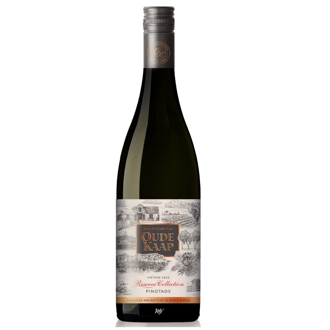 oude kaap pinotage rode zuid-afrikaanse wijn reserve