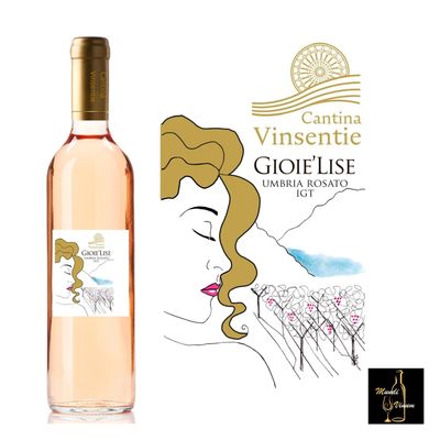Cantina Vinsentie - Gioie'Lise - Rosato - Italiaanse rosé wijn uit Umbrië