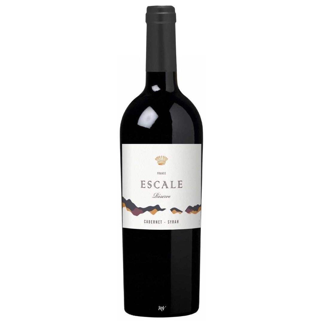 Escale - Cabernet/Shiraz Grande - Cuvée Escale Cabernet Syrah Réserve cuvée – elegante Franse rode wijn met rijpe bessen, kruidige aroma’s en volle smaak - Languedoc